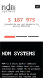 Mobile Screenshot of ndmsystems.com